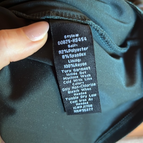 Sanctuary Green Velvet Slip Dress - Picture 5 of 9